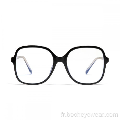 Lunettes de protection carrées anti-lumière bleue avec logo personnalisé